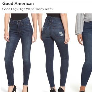 Good American good legs skinny jeans size 10/30
